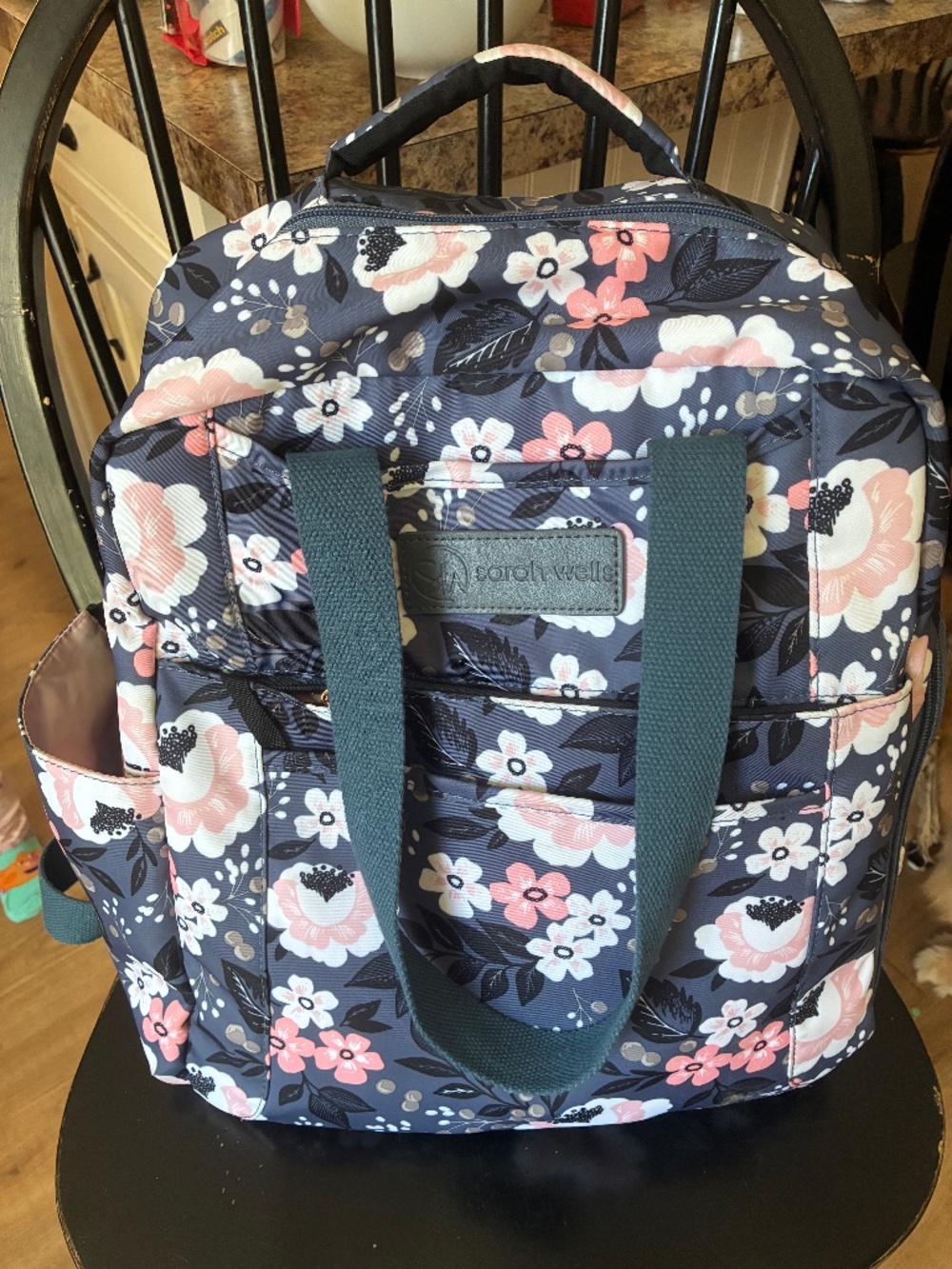 Sarah Wells Kelly Breast Pump Backpack (Le Floral)
